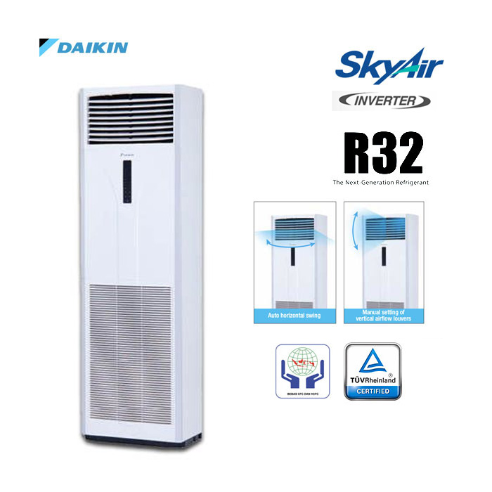 Điều hòa tủ đứng Daikin 1 chiều 42.000 BTU (FVC125AV1V/RC125AGY1V) điều khiển không dây